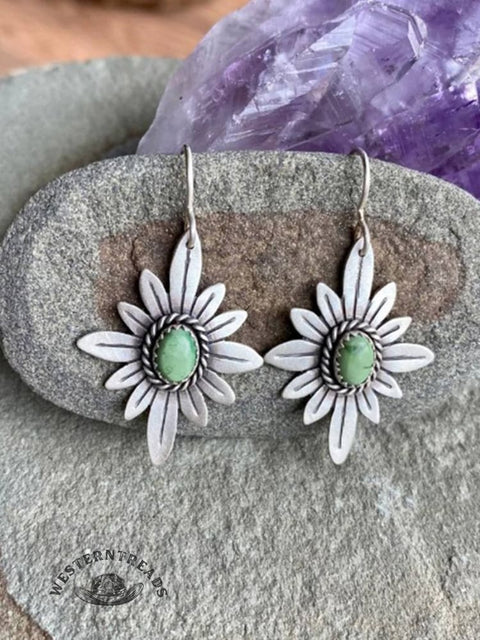 Retro Sunflower Women's Earrings