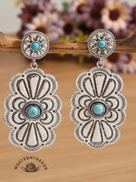 Alloy Imitation Turquoise Earrings