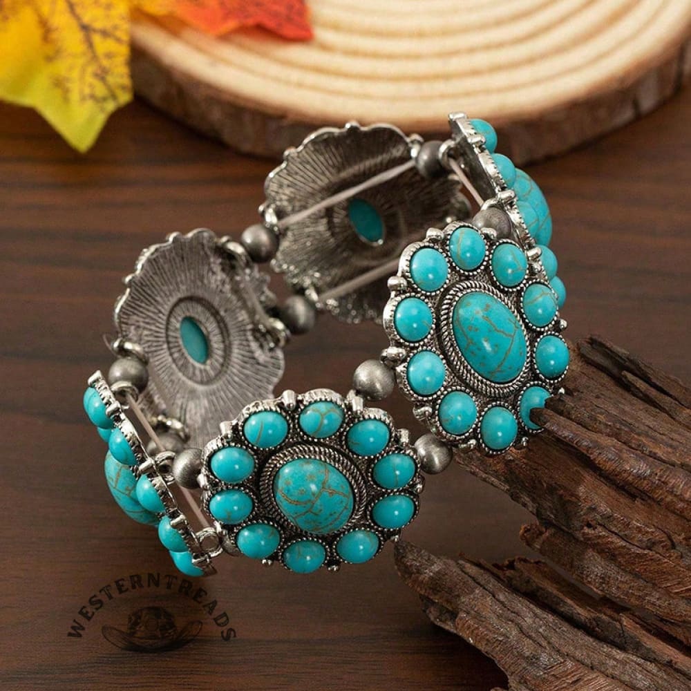 Vintage Ethnic Turquoise Bracelet