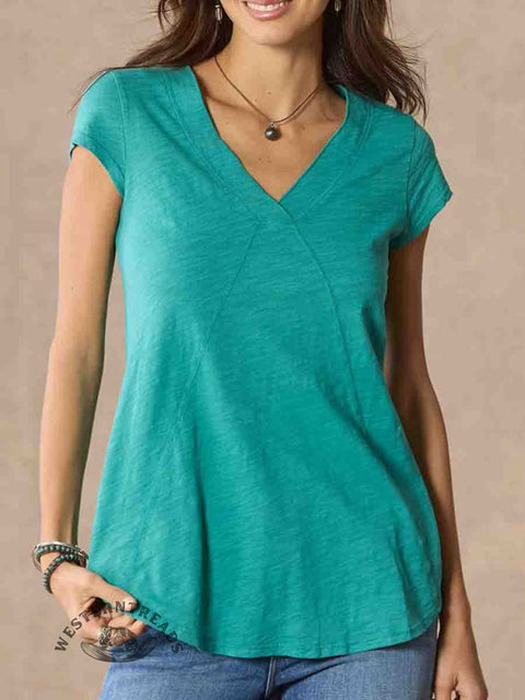Women's V-neck Casual T-Shirt