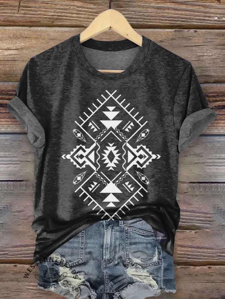 Aztec Print T-shirt