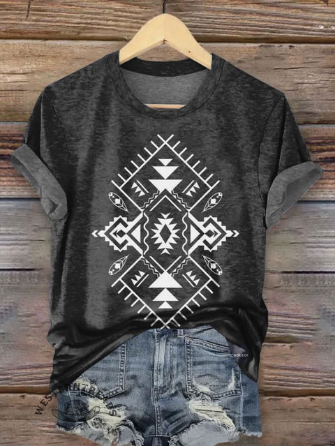 Aztec Print T-shirt
