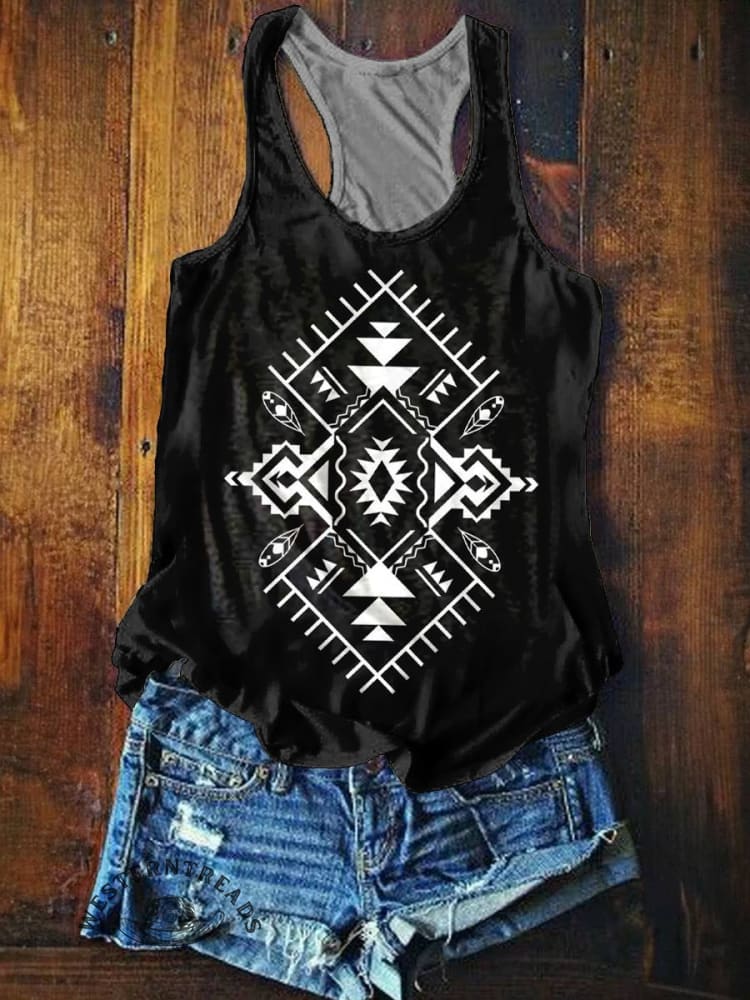 Aztec Print T-shirt