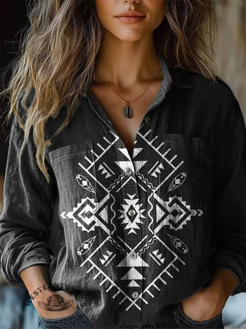 Aztec Print T-shirt