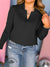 Women's Casual V-neck Long Sleeve Top