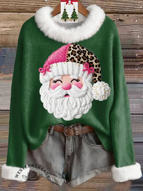 Women's Christmas Print Print Knit Pullover Sweater