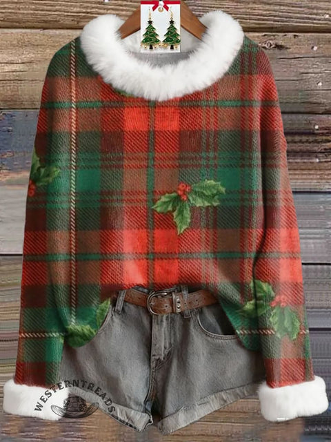 Women's Christmas Print Print Knit Pullover Sweater
