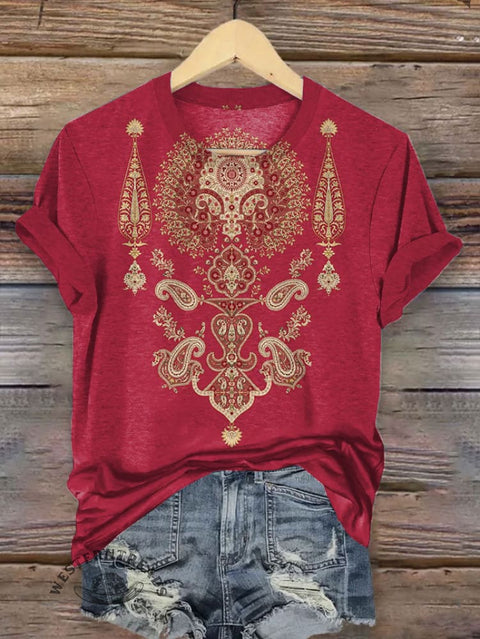 Art Graffiti Women's Print T-shirt