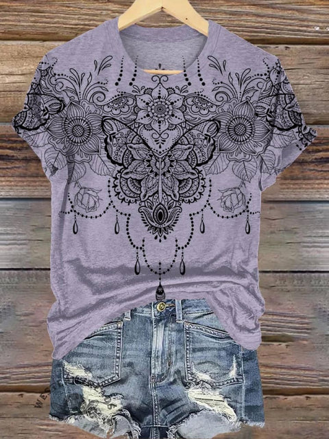 Flower & Butterfly T-shirt