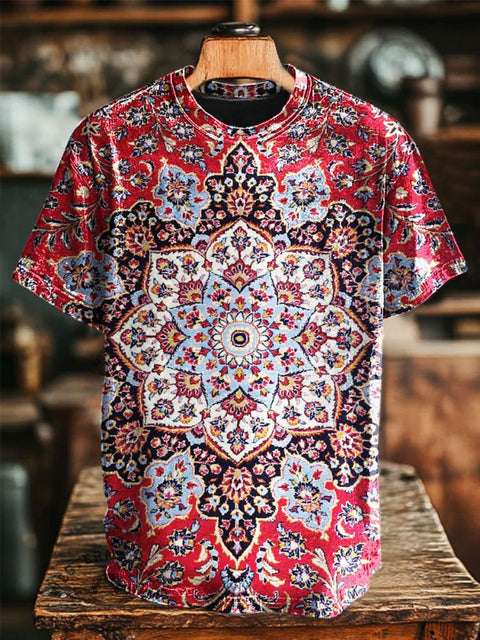 Ethnic Pattern Art Print Casual Top