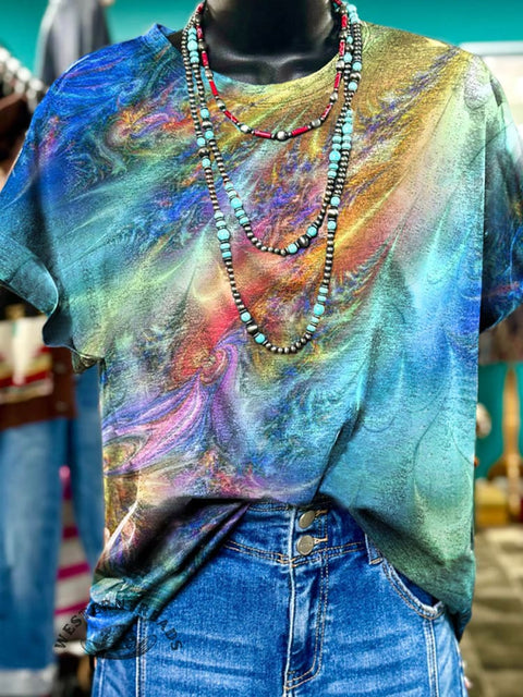 Art Print Casual T-shirt