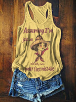 Cowgirl Print Casual Short Sleeve Top