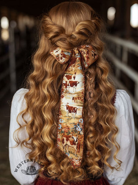 Western Art Print Hairbow