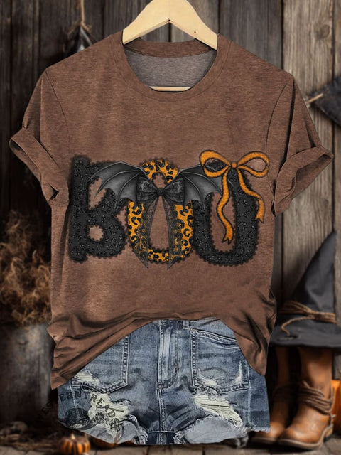 Halloween Print Casual T-shirt