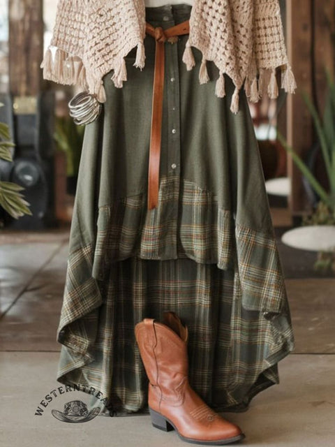 Women's Casual Western Skirt