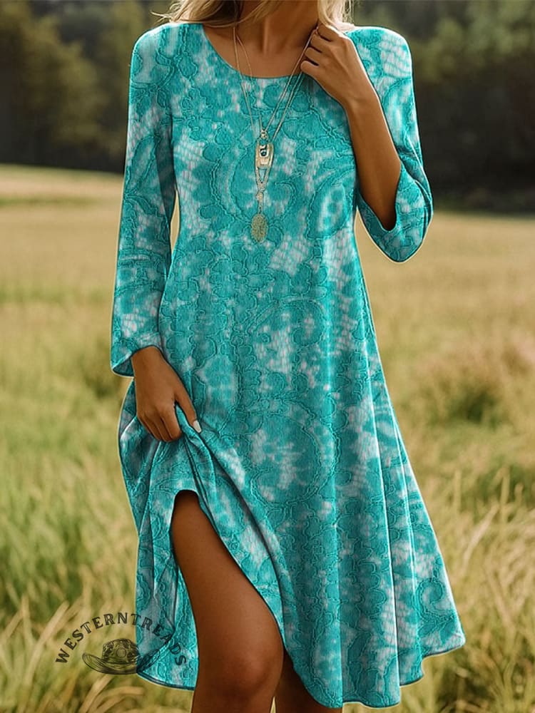 Art Prints Cotton Dress