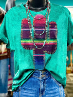 Western Cactus Art Print T-shirt