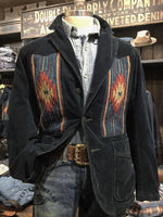 Men's Aztec Art Print Casual Coat