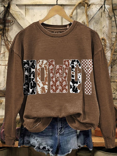 West Halloween Art Prints Casual Cotton Sweatshirt