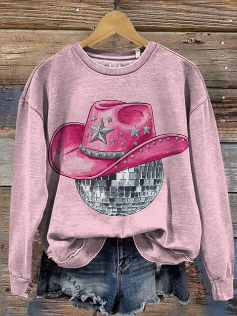 Western Prints Casual Cotton Sweatshirt