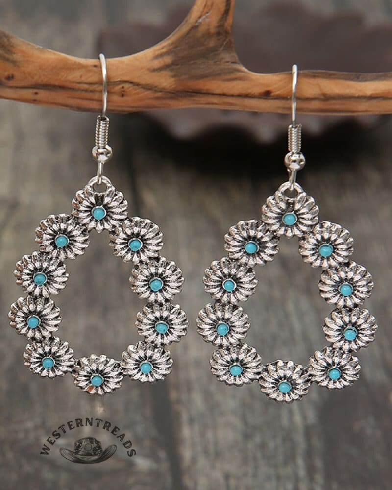 Floral Drop Earrings