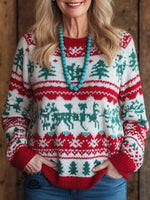 Western Christmas Cozy Sweater