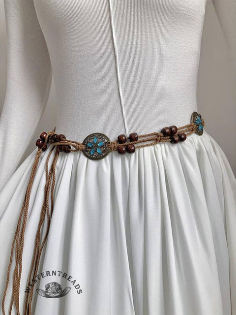 Retro Ethnic Woven Belt