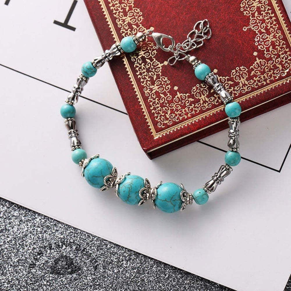 Vintage Beaded Turquoise Bracelet