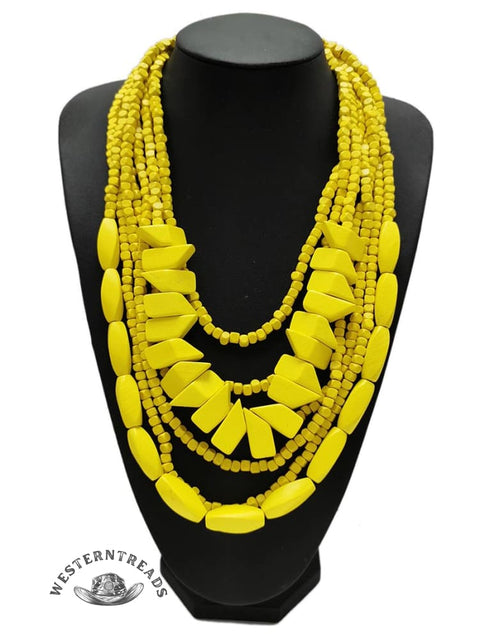 Bohemian Multi-layered Beaded Long Necklace