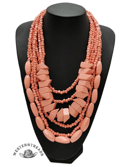 Bohemian Multi-layered Beaded Long Necklace