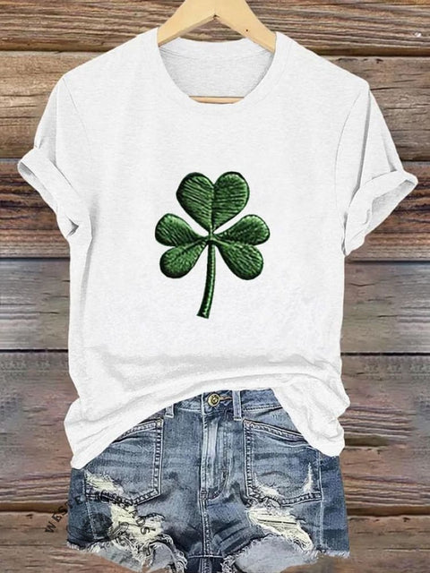 Women's St. Patrick's Day Printed Casual T-Shirt