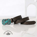 Vintage Engraved Turquoise Belt
