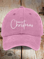 UnisexMerry ChristmasPrint Baseball Cap