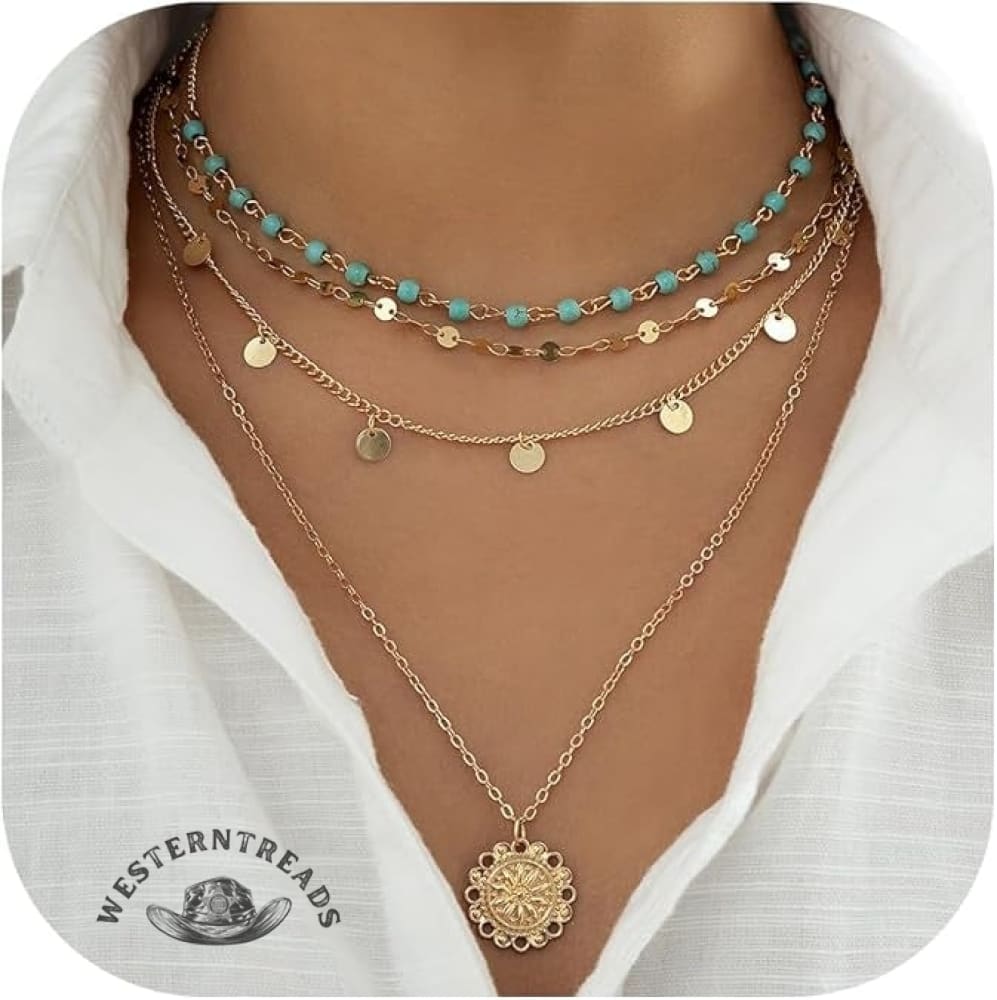 Metal vintage necklace