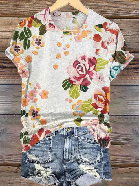 Floral Print T-shirt