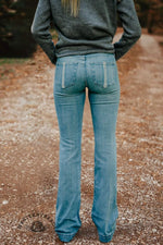 Vintage Washed Straight Jeans