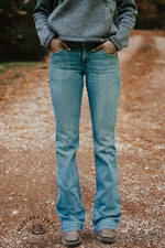 Vintage Washed Straight Jeans