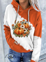 Women's Casual Autumn Pumpkin Retro Sweatshirt