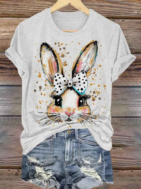Bunny , Coquette Easter Bunny Ears T-shirt