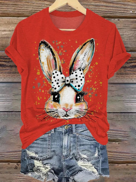 Bunny , Coquette Easter Bunny Ears T-shirt