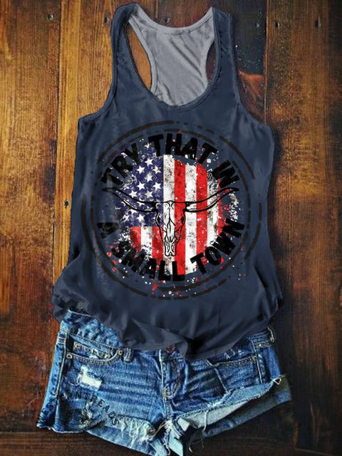 Try Th at In A Small Town Women's Tank Top