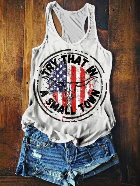 Try Th at In A Small Town Women's Tank Top