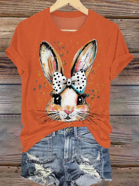 Bunny , Coquette Easter Bunny Ears T-shirt