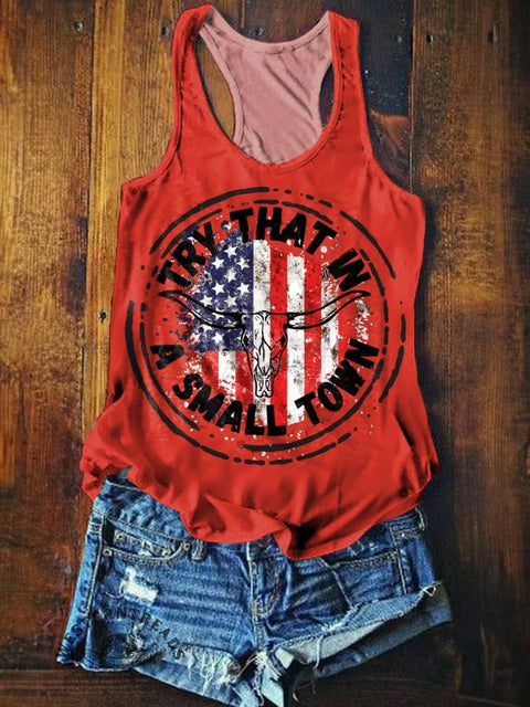 Try Th at In A Small Town Women's Tank Top