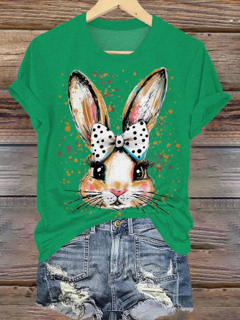 Bunny , Coquette Easter Bunny Ears T-shirt