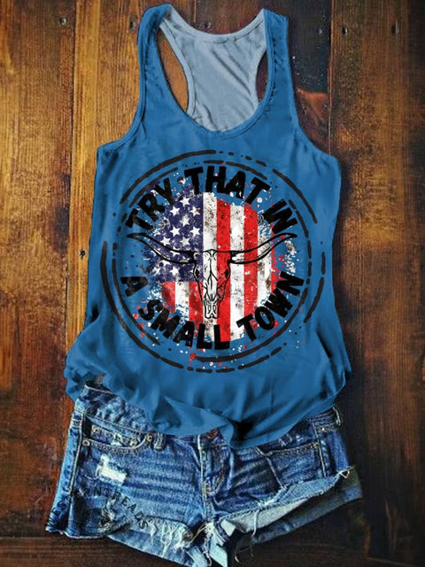 Try Th at In A Small Town Women's Tank Top