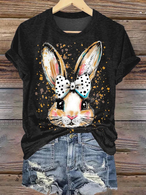 Bunny , Coquette Easter Bunny Ears T-shirt