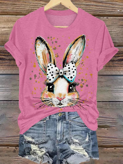Bunny , Coquette Easter Bunny Ears T-shirt