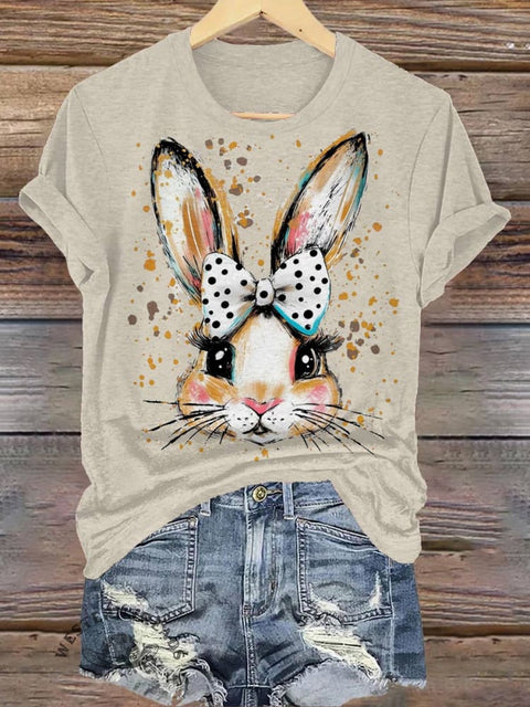 Bunny , Coquette Easter Bunny Ears T-shirt