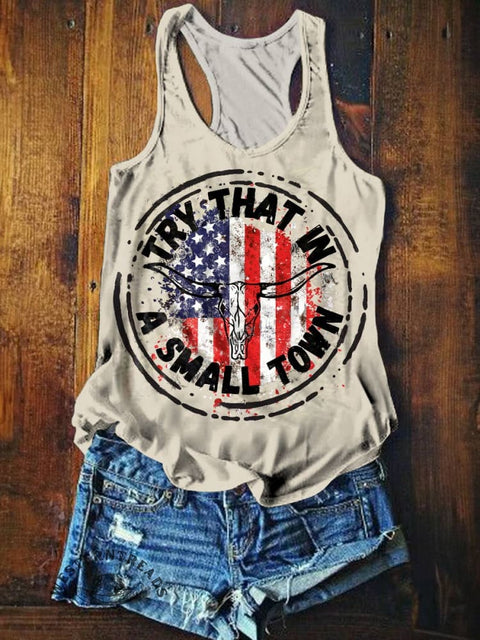 Try Th at In A Small Town Women's Tank Top